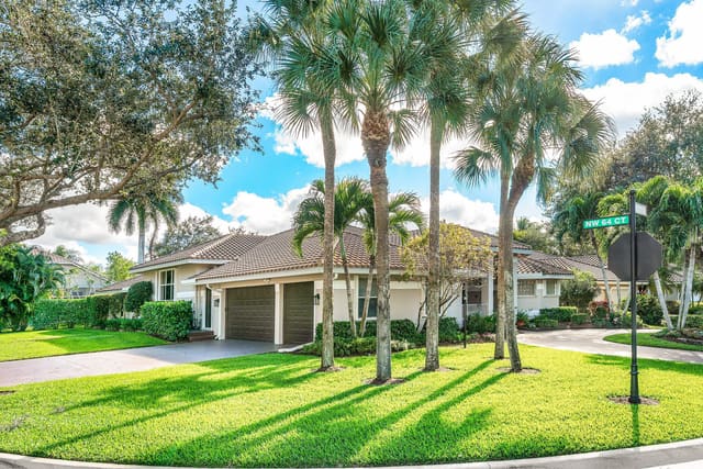 6444 NW 99th Drive, sold in Meadow Run, Parkland, FL