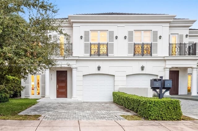 315 Santander Avenue 317, sold in Coral Gables Crafts Sec, Coral Gables, FL