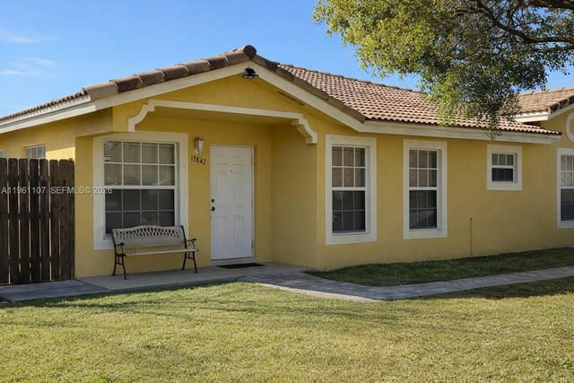 13842 SW 256th Street, sold in Cedar West Homes, Homestead, FL