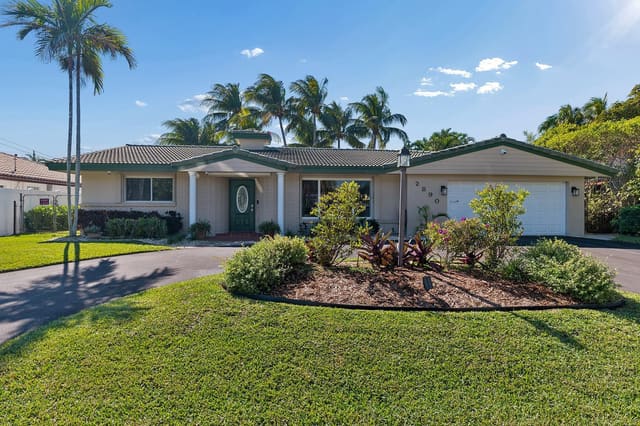 2890 NE 23rd Street, sold in Hillsboro Harbor Unit, Pompano Beach, FL
