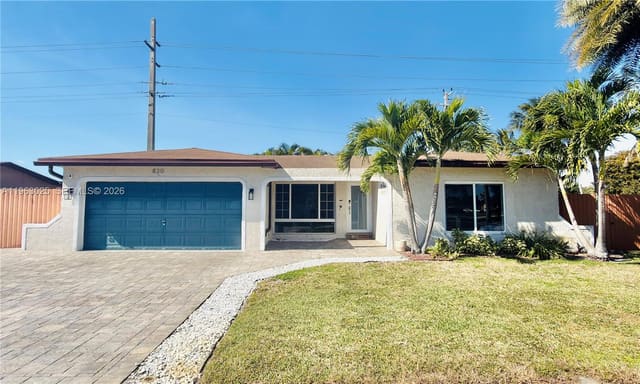 820 NW 91st Avenue, sold in Westview Sec 2 Part 1 Ame, Pembroke Pines, FL