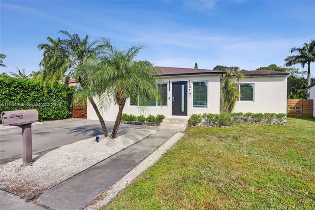 1517 Moffett Street, sold in Sunset Trails No 4, Hollywood, FL
