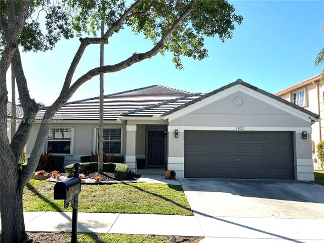 1107 Fairfield Meadows Drive, sold in The Meadows, Weston, FL