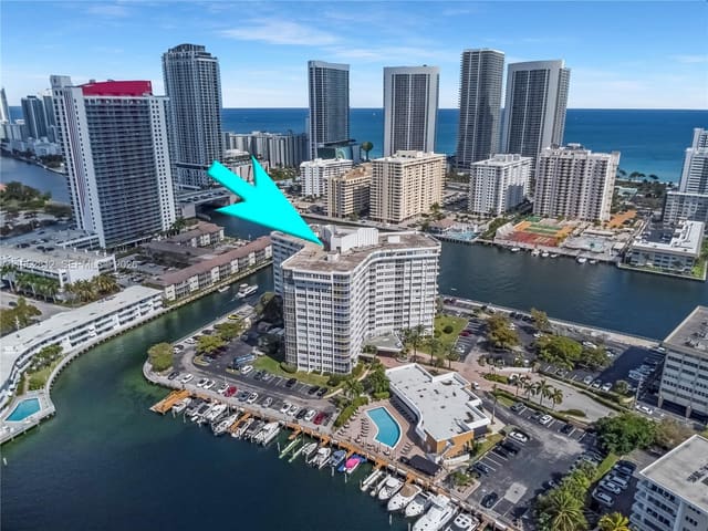 100 Golden Isles Drive 808, sold in Lake Point Tower Condomin, Hallandale Beach, FL