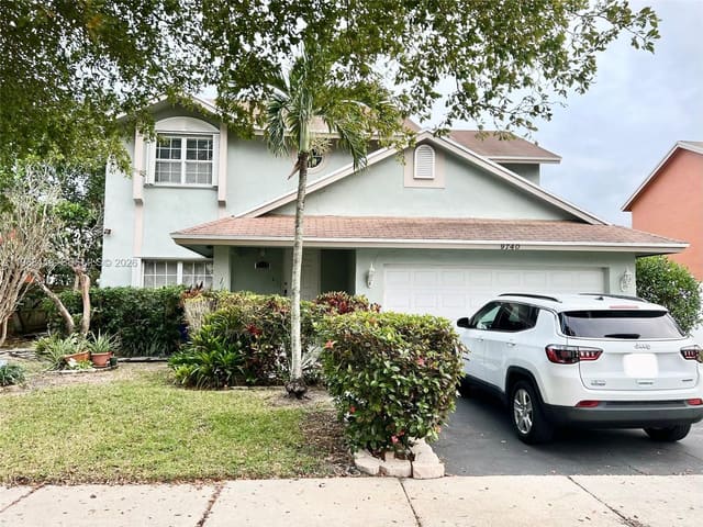 9740 SW 14th Street, sold in Lakeside South, Pembroke Pines, FL