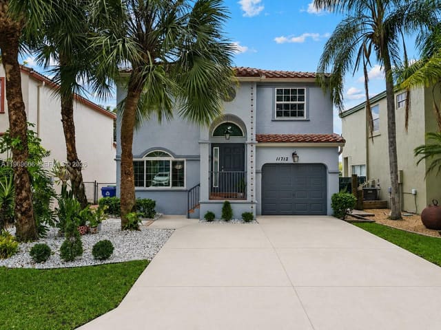 11712 SW 1st Street, sold in West Glen Manor, Coral Springs, FL