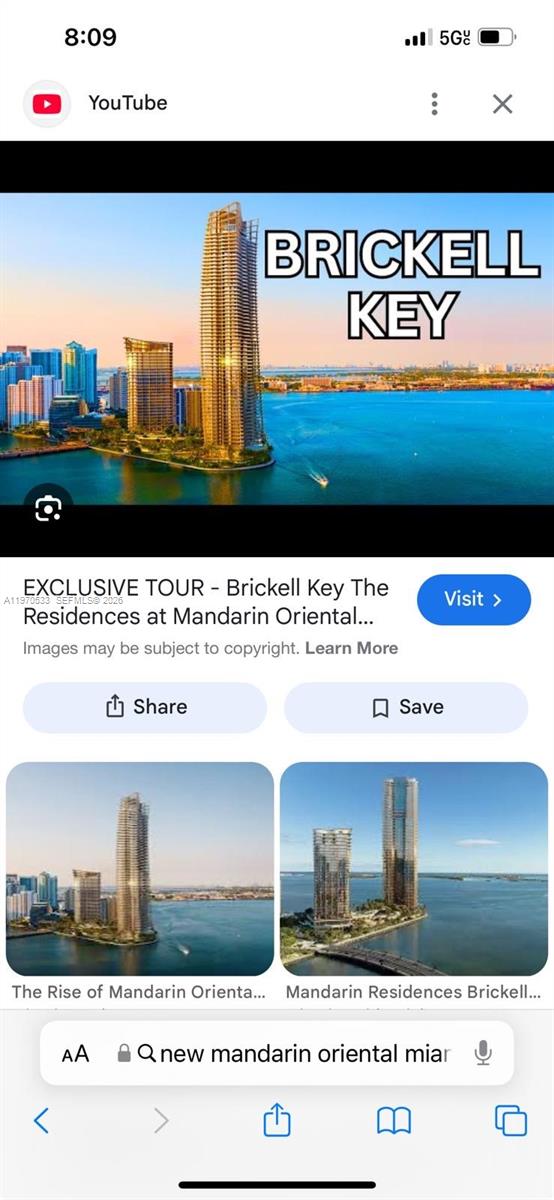 520 Brickell Key Drive A610, Miami, FL 33131, Miami