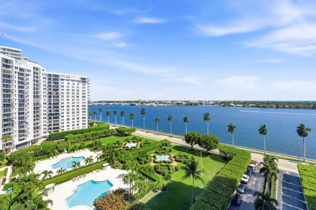 1801 S Flagler Drive 1107, sold in Rapallo South Condo, West Palm Beach, FL