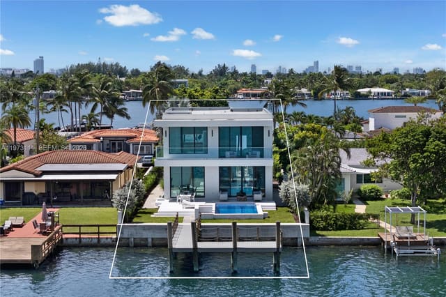 1351 Stillwater Drive, sold in Biscayne Beach-2nd Addn, Miami Beach, FL