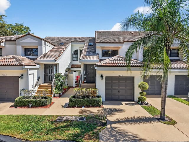 3103 Black Oak Court 3103, sold in Quail Run, Boynton Beach, FL