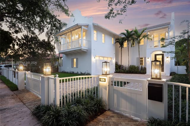 505 Zamora Avenue, sold in Coral Groves, Coral Gables, FL