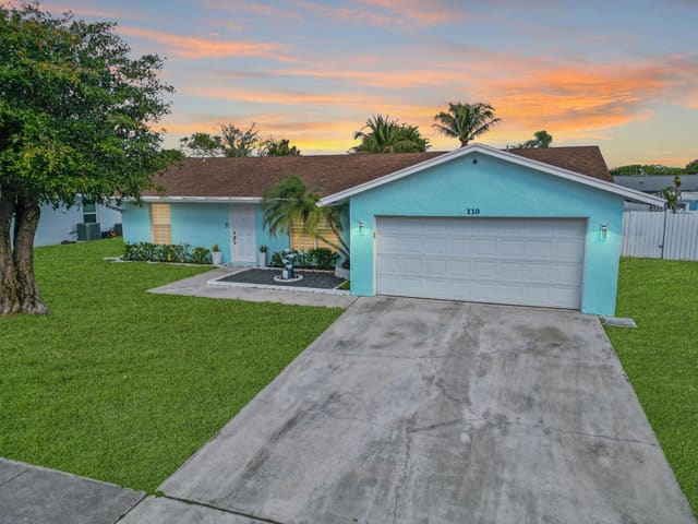110 Bobwhite Road, sold in Willows The First Add, Royal Palm Beach, FL