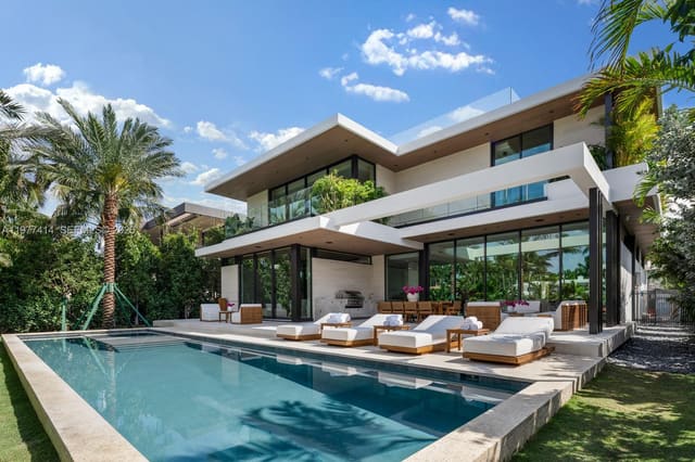 1745 W 24th Street, sold in Sunset Islands-Island No 2, Miami Beach, FL