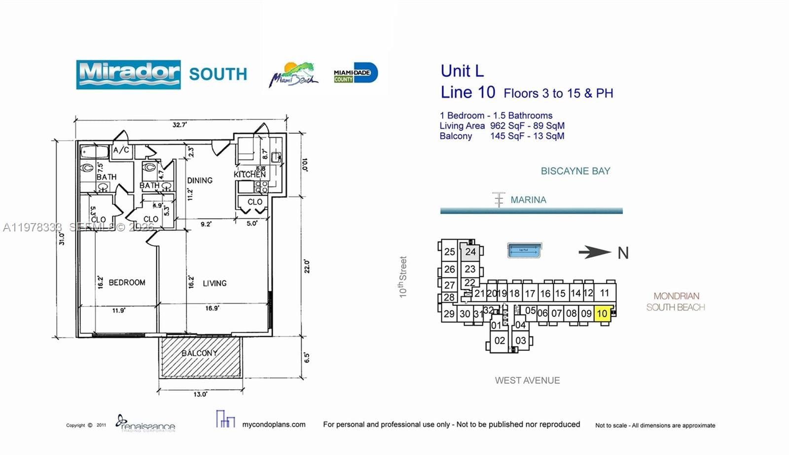 1000 W Ave 910 910, Miami Beach, FL 33139 photo 27