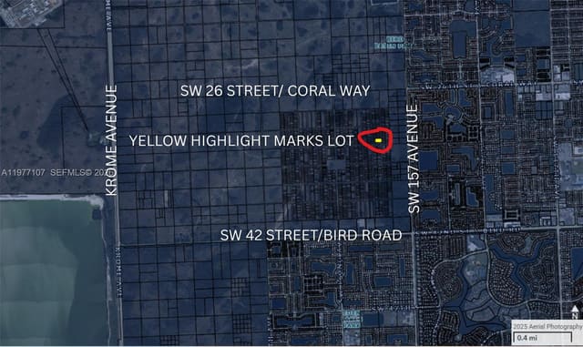 0000 SW 157 Avenue, sold in Athol Sub, Miami, FL