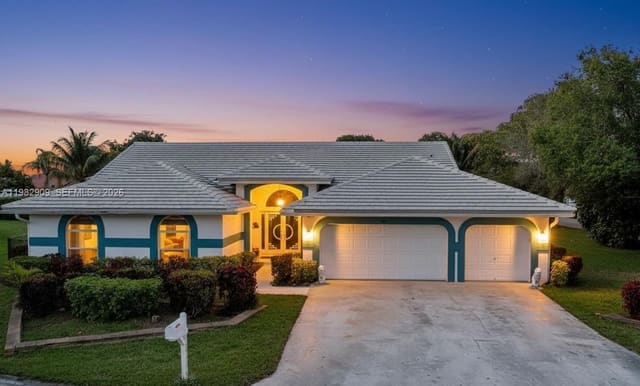 106 SW 85th Terrace, sold in Shadow Wood, Coral Springs, FL