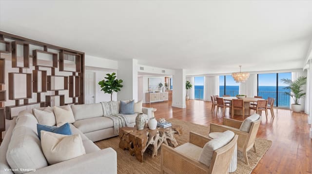 3360 S Ocean Boulevard 4fi, sold in Thirty-Three Sixty Condo, Palm Beach, FL