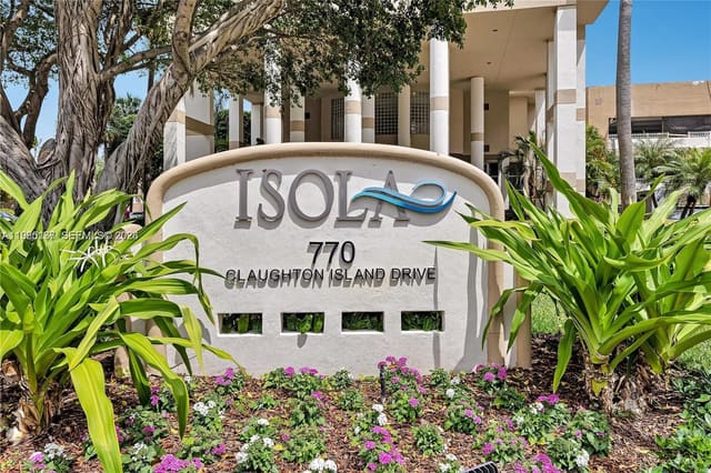 770 Claughton Island Drive 1614, sold in Isola Condo, Miami, FL
