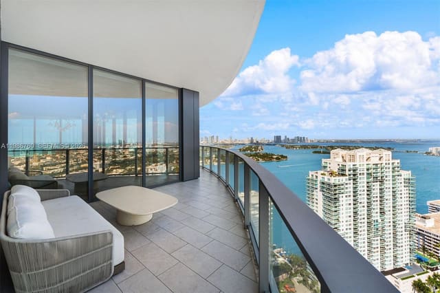 500 Alton Road 3503, sold in Five Park Miami Beach, Miami Beach, FL