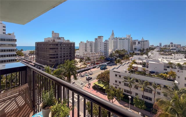 1800 Collins Avenue 9E, sold in Tower 1800 Condo, Miami Beach, FL