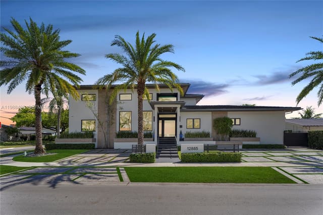 12885 N Bayshore Drive, sold in Keystone Island No 1, North Miami, FL