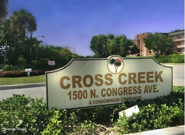 1500 N Congress Avenue C11, sold in Cross Creek Condo, West Palm Beach, FL