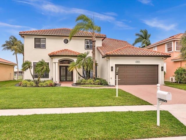 21831 Palm Grass Drive, sold in Boca Winds Par E, Boca Raton, FL