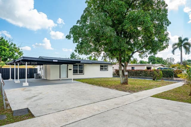 1164 NW 45th Avenue, sold in Flair Sub No 3, Lauderhill, FL