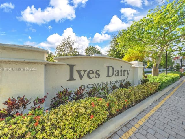 20673 NE 10th Path, sold in Ives Dairy Townhomes, Miami, FL