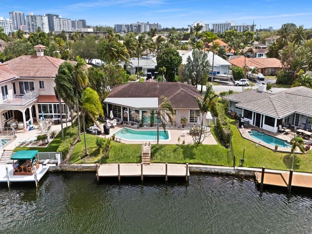 2881 NE 22nd Court, sold in Hillsboro Harbor Unit, Pompano Beach, FL