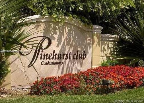 460 S Park Road 6306, sold in Pinehurst Club Condo, Hollywood, FL
