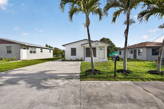1440 Ac Evans Street, sold in Acrehome Park, Riviera Beach, FL