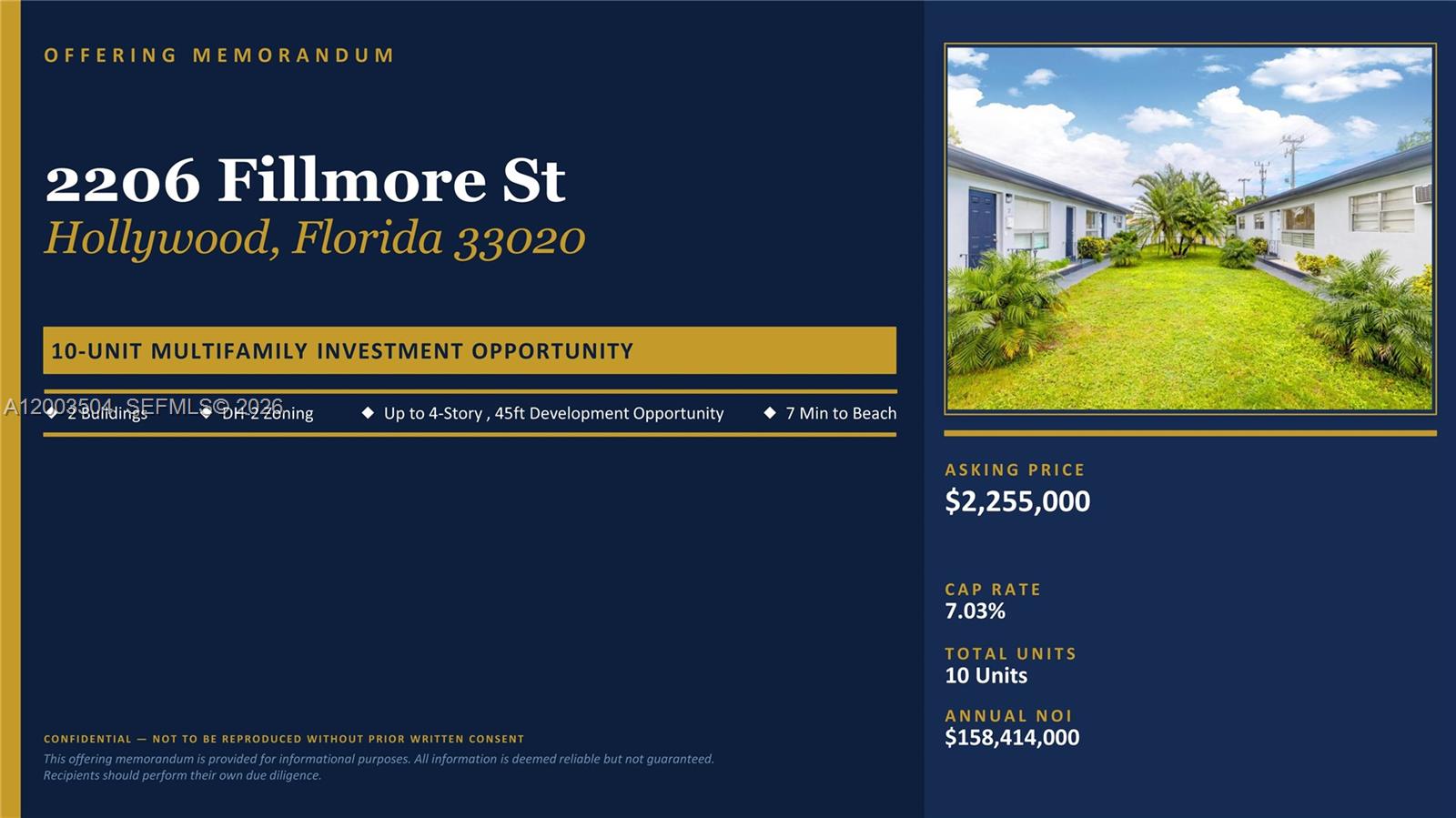 2206 Fillmore Street 110, Hollywood, FL 33020, Hollywood