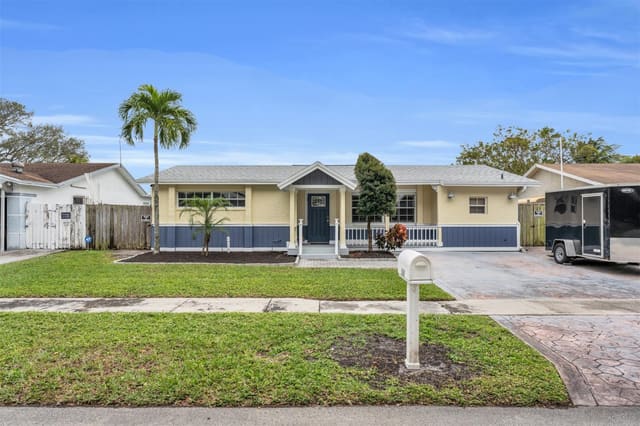 9860 NW 3rd Street, sold in Westview Sec 2 Part, Pembroke Pines, FL