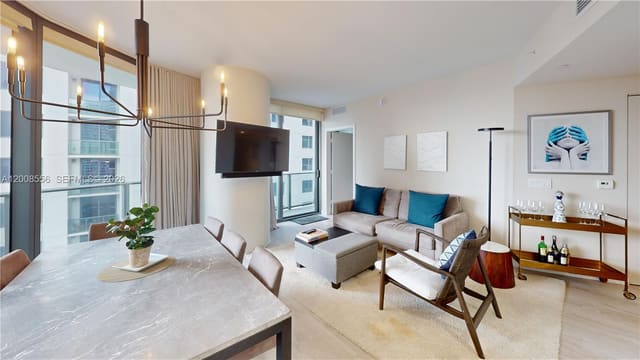 55 SW 9th Street 1808, sold in Brickell Heights West Con, Miami, FL