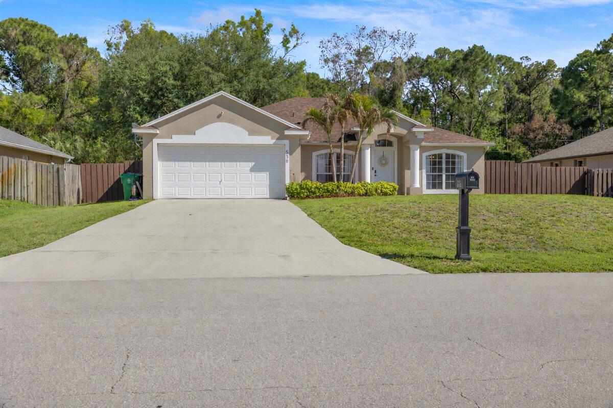 538 SW Comet Terrace, Port St. Lucie, FL 34953, Port St Lucie