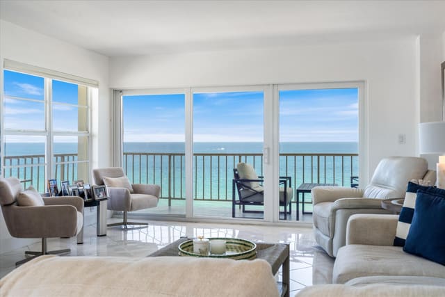 1021 Hillsboro Mile Hillsboro Mile 1008, sold in Landmark At Hillsboro Condo, Hillsboro Beach, FL