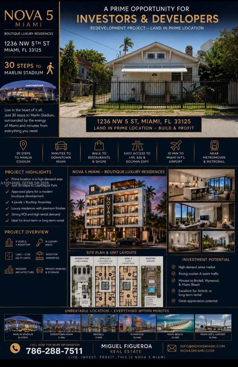 1236 NW 5th Street, Miami, FL 33125, Miami