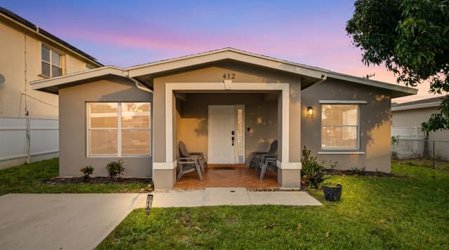 412 Broward Avenue, sold in Greenacres 2, Greenacres, FL