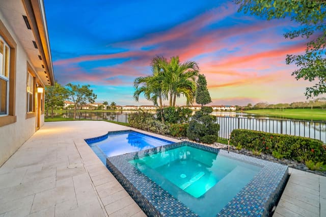 9820 S Miralago Way, sold in Townparc At Miralago, Parkland, FL