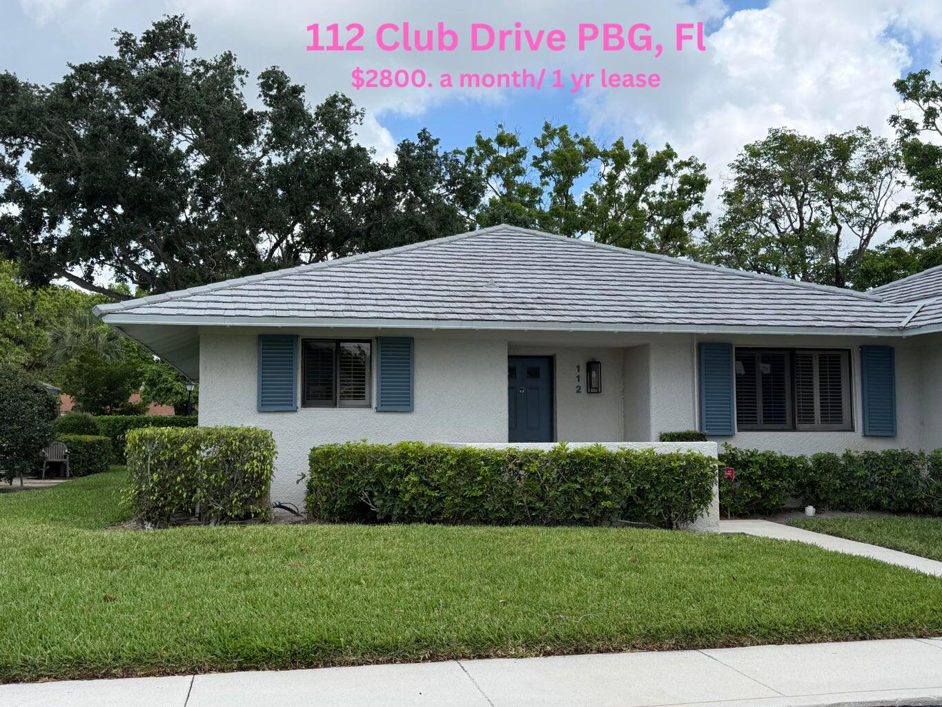 112 Club Drive, Palm Beach Gardens, FL 33418, Palm Beach Gardens