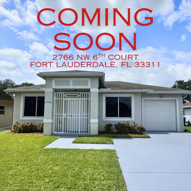2766 NW 6th Court, Washington Park, Fort Lauderdale, FL