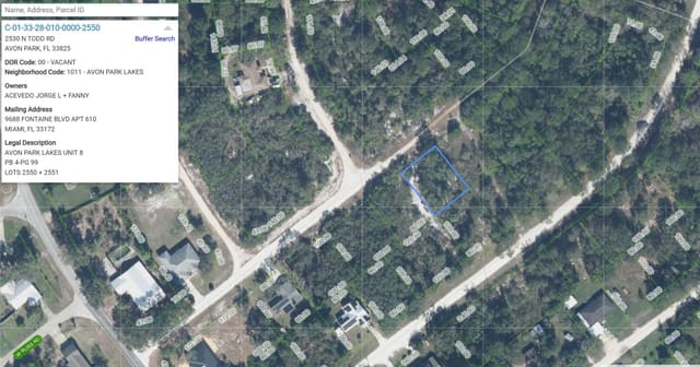2530 N Todd Road, Avon Park, FL 33825