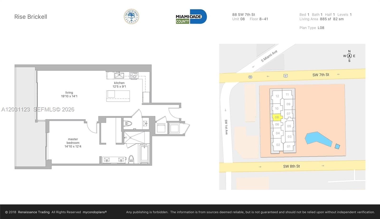 88 SW 7th Street 3208, Miami, FL 33130 photo 16