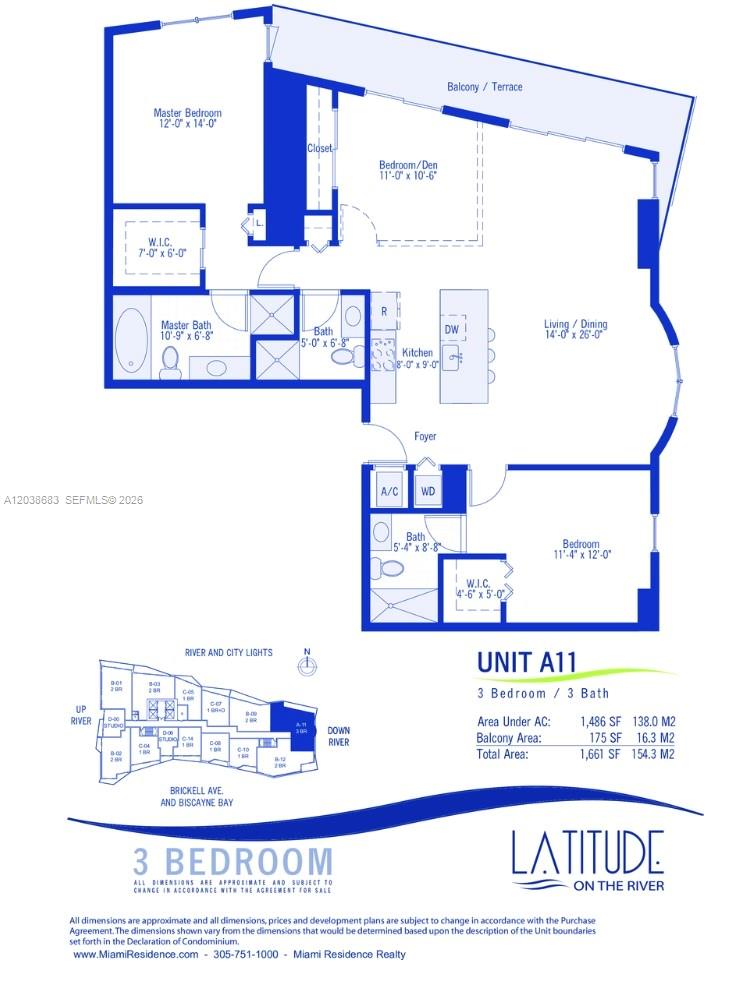 185 SW 7th Street 3311, Miami, FL 33130, Miami