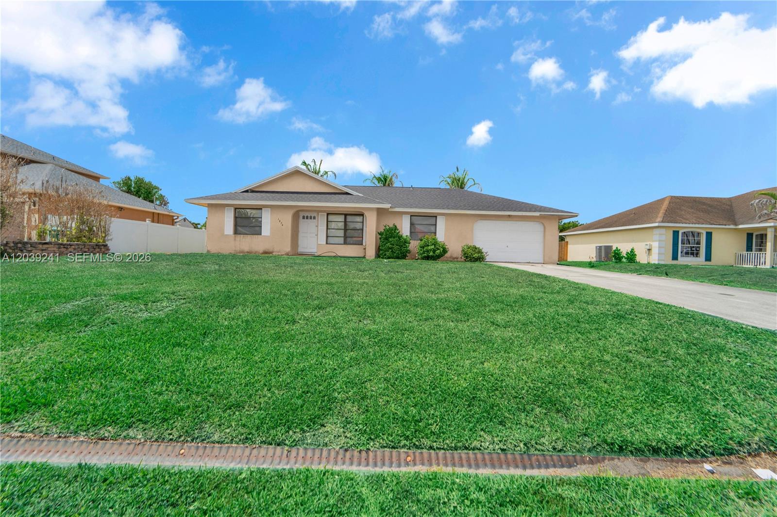 1074 SW Alcantarra, Port St. Lucie, FL 34953, Port St Lucie
