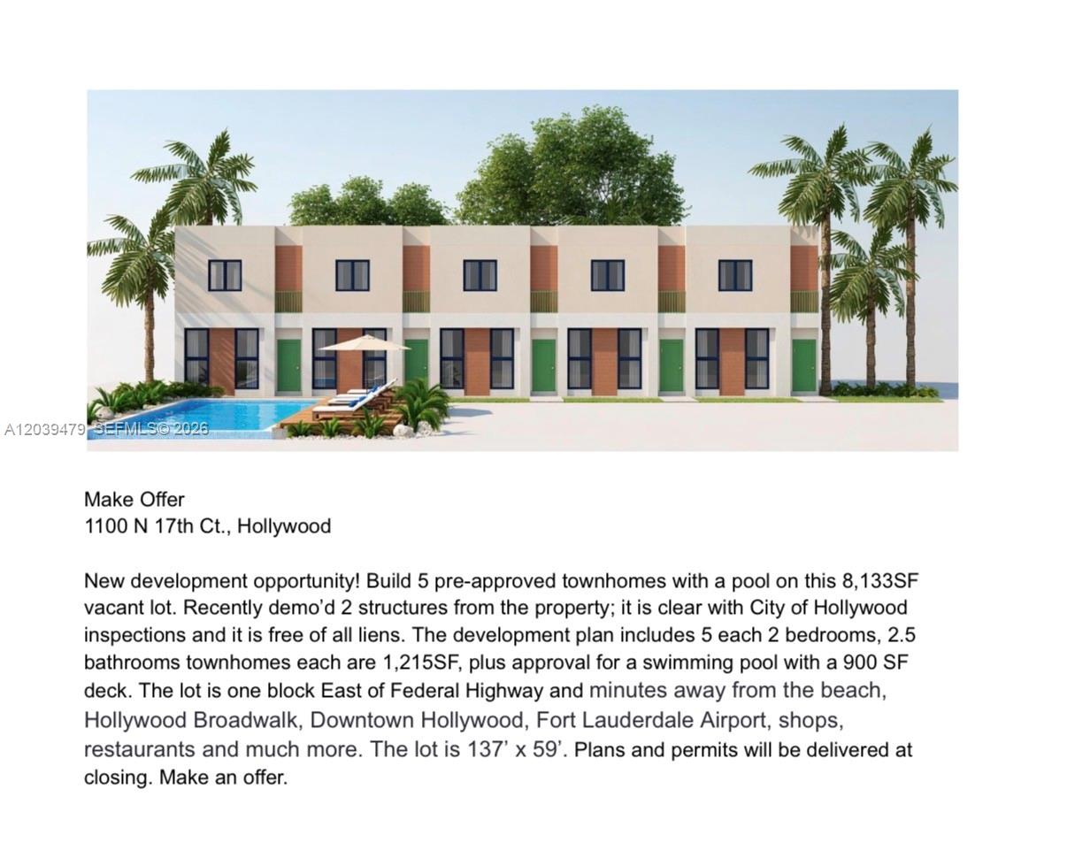 1100 N 17th Court, Hollywood, FL 33020, Hollywood
