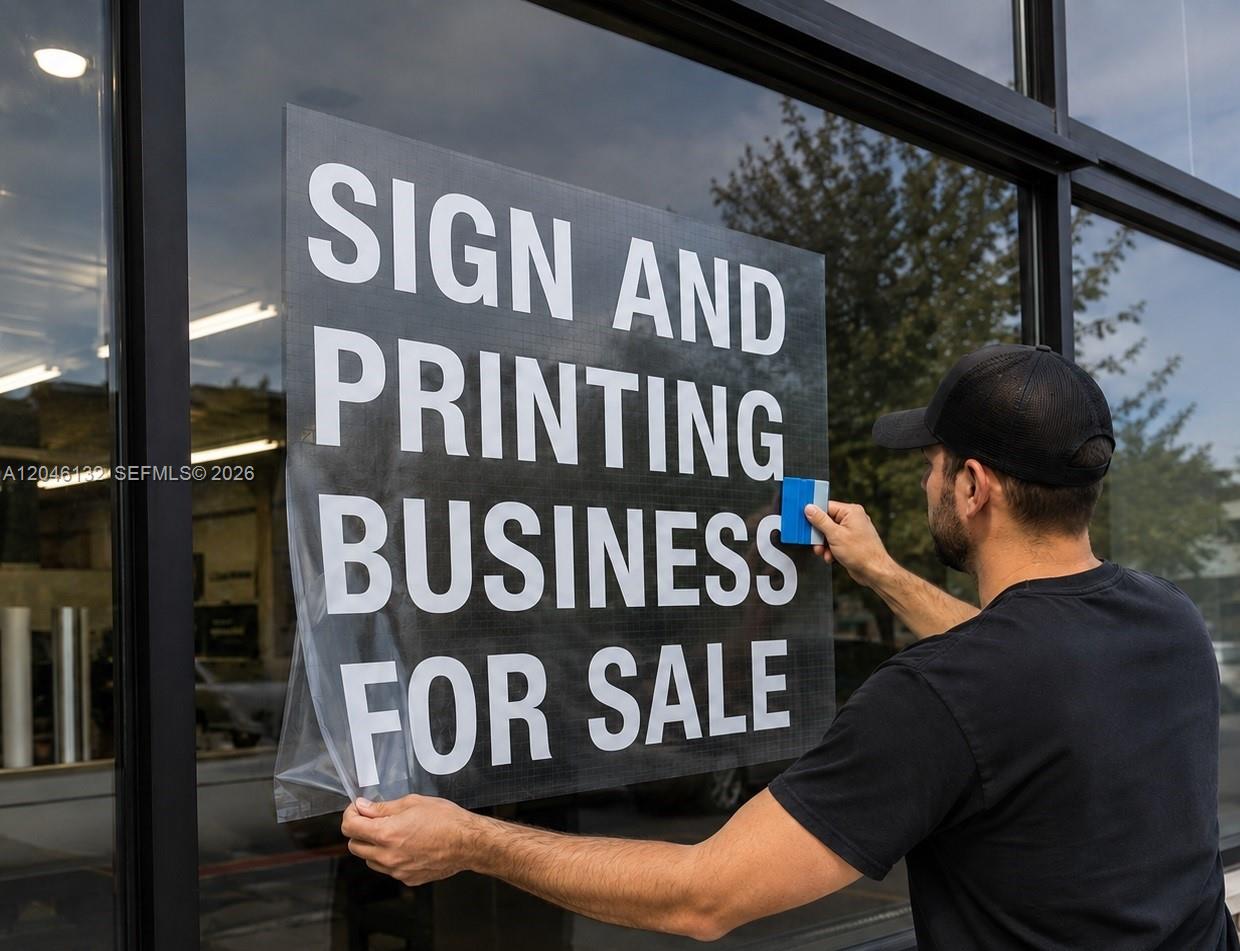 Sign And Printing Business, Miami, FL 33155