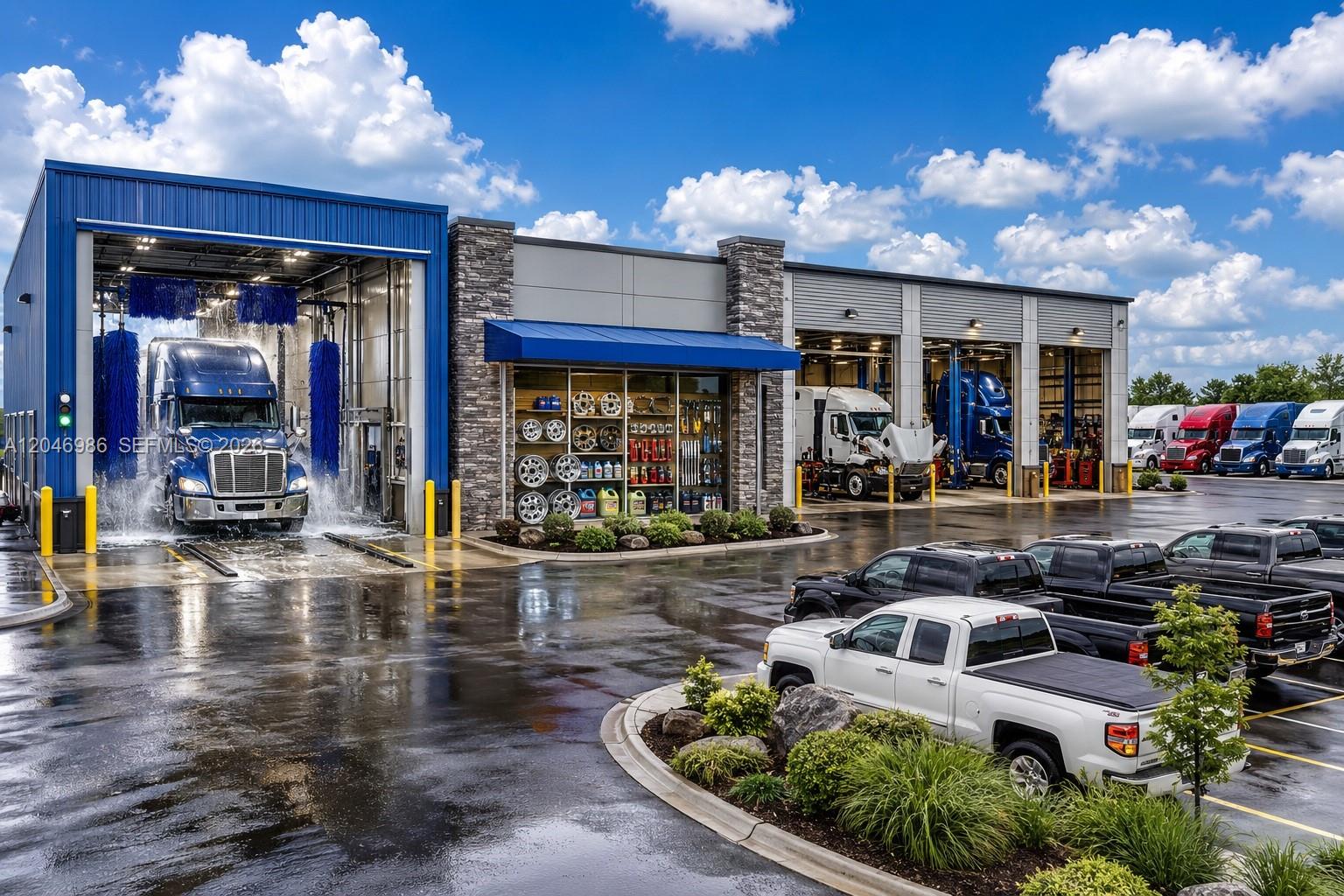 Truck Service Facility, Parts, Parking, Truck Wash, FL 33411