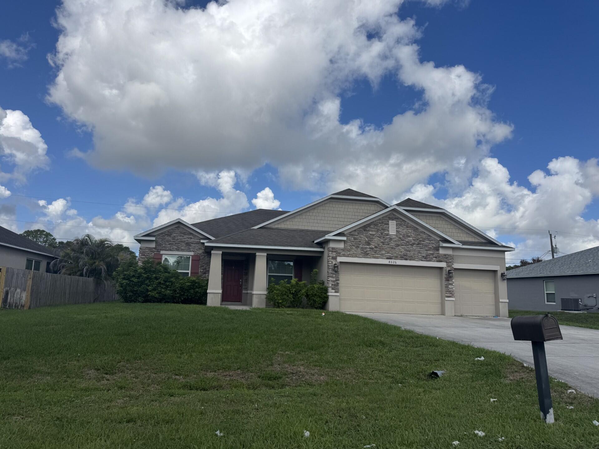 4026 SW Mccandless Street, Port St. Lucie, FL 34953